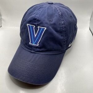 Villanova Wildcats Hat Nike Blue Cotton Strapback Clean Up Slouch Dad